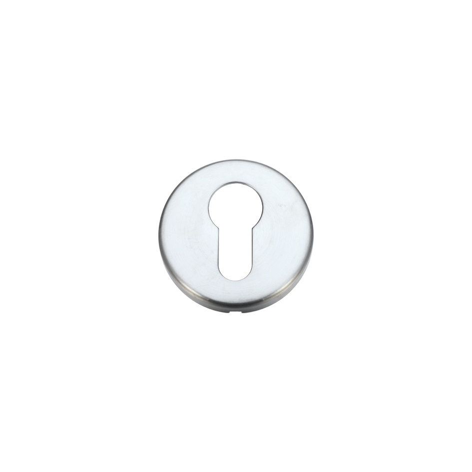 Zoo Hardware ZCZ001SC Euro Profile Escutcheon 52mm dia Satin Chrome