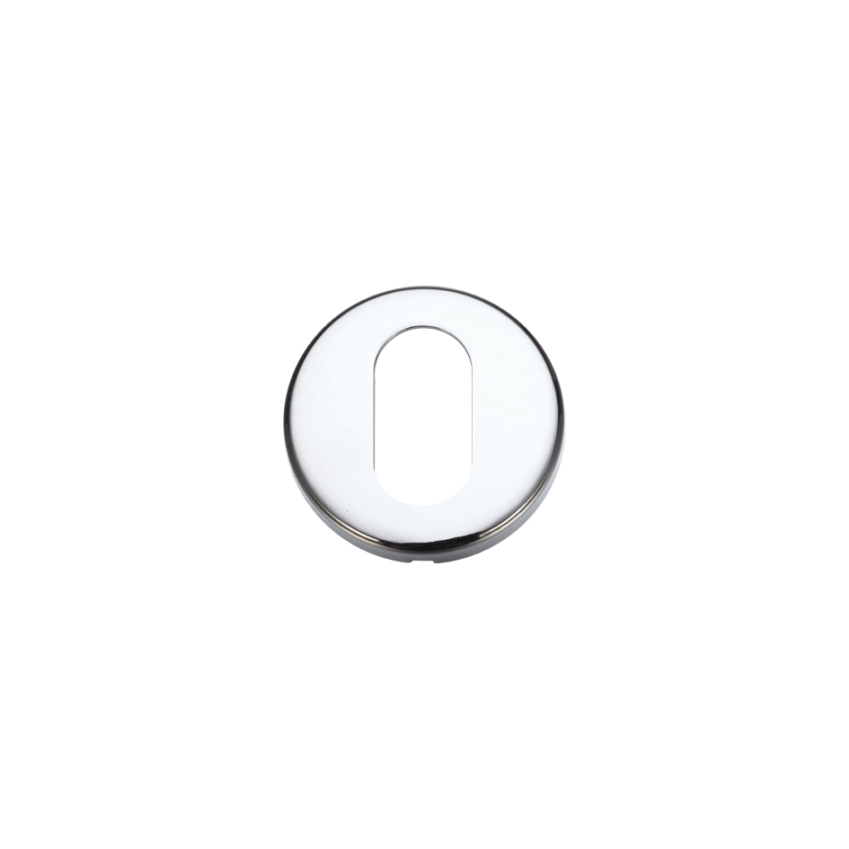 Zoo Hardware ZCZ003CP Oval Profile Escutcheon 52mm dia Polished Chrome