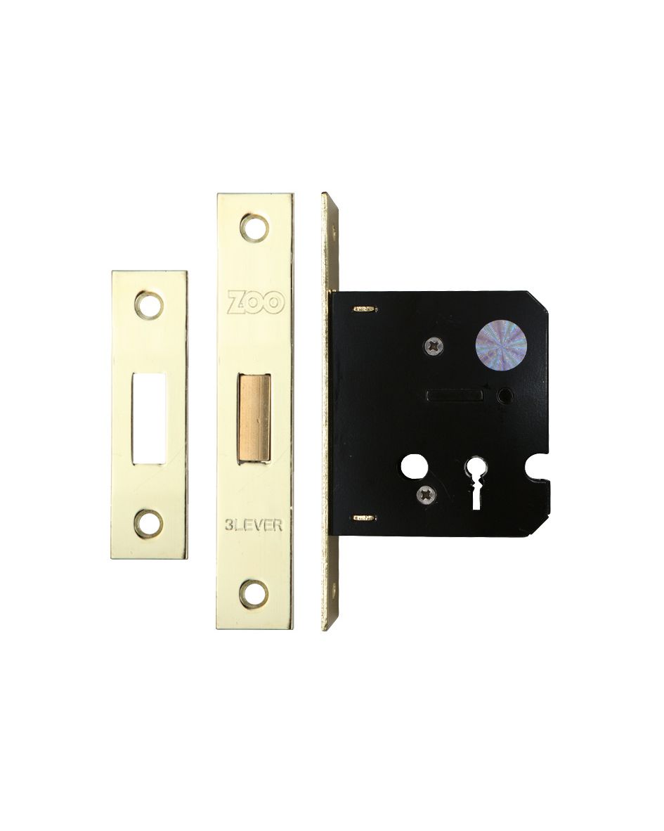 Zoo Hardware ZDC364EB 3 Lever Dead Lock 2.5