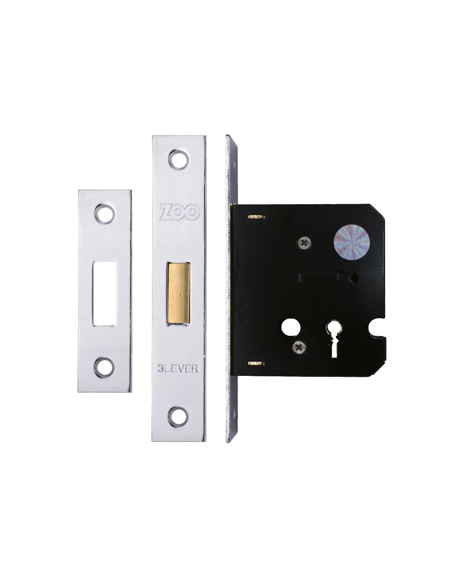 Zoo Hardware ZDC364NP 3 Lever Dead Lock 2.5