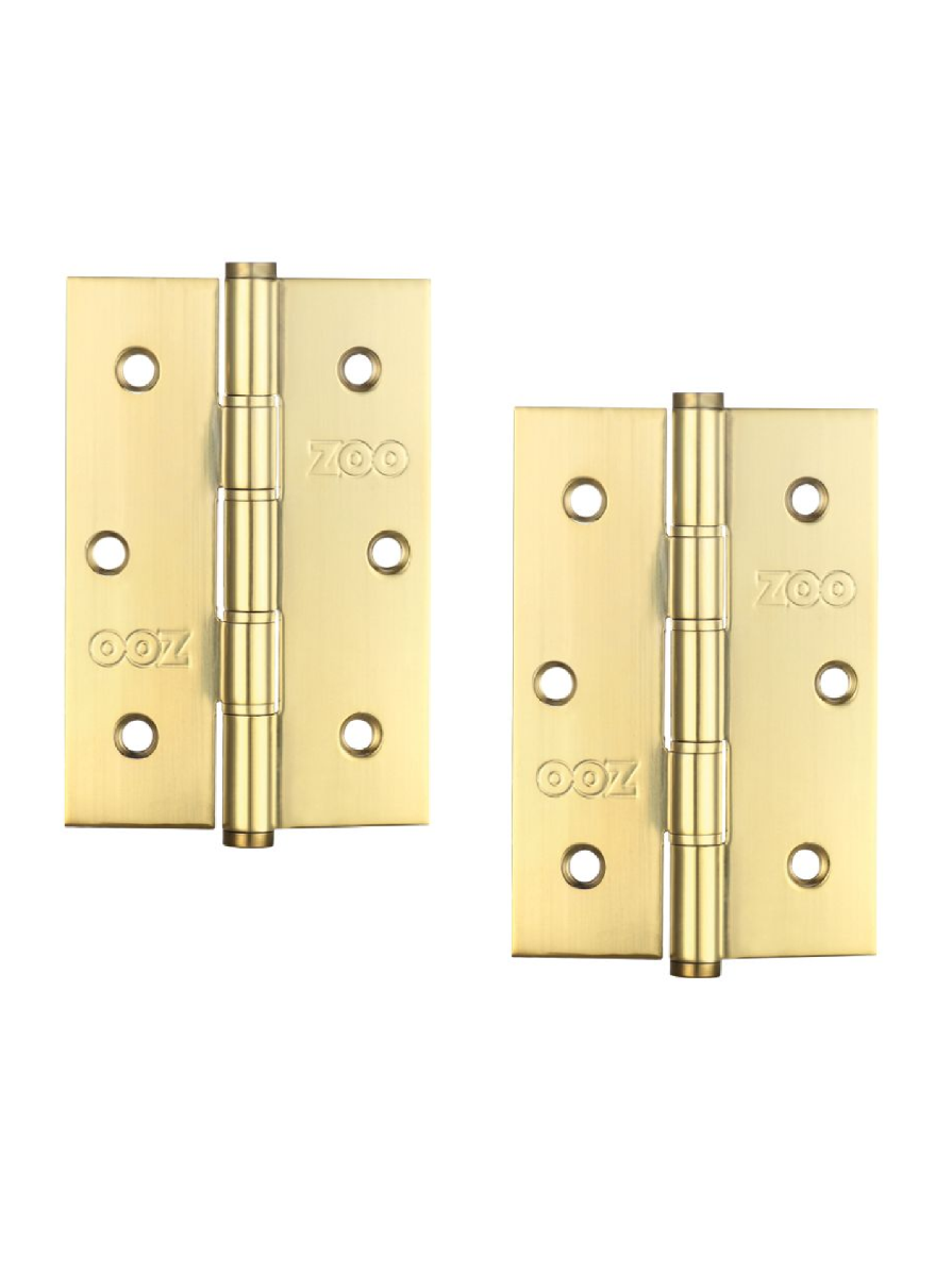 Zoo Hardware ZHSS352PVD Stainless Steel Slim Knuckle Door Hinge 76 x 52 x 1.5mm Pvd