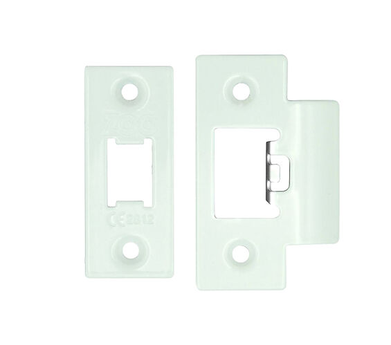 Zoo Hardware ZLAP01-PCW Spare Sq.Acc Pk for Heavy Duty Tubular Latch - Powder Coated White