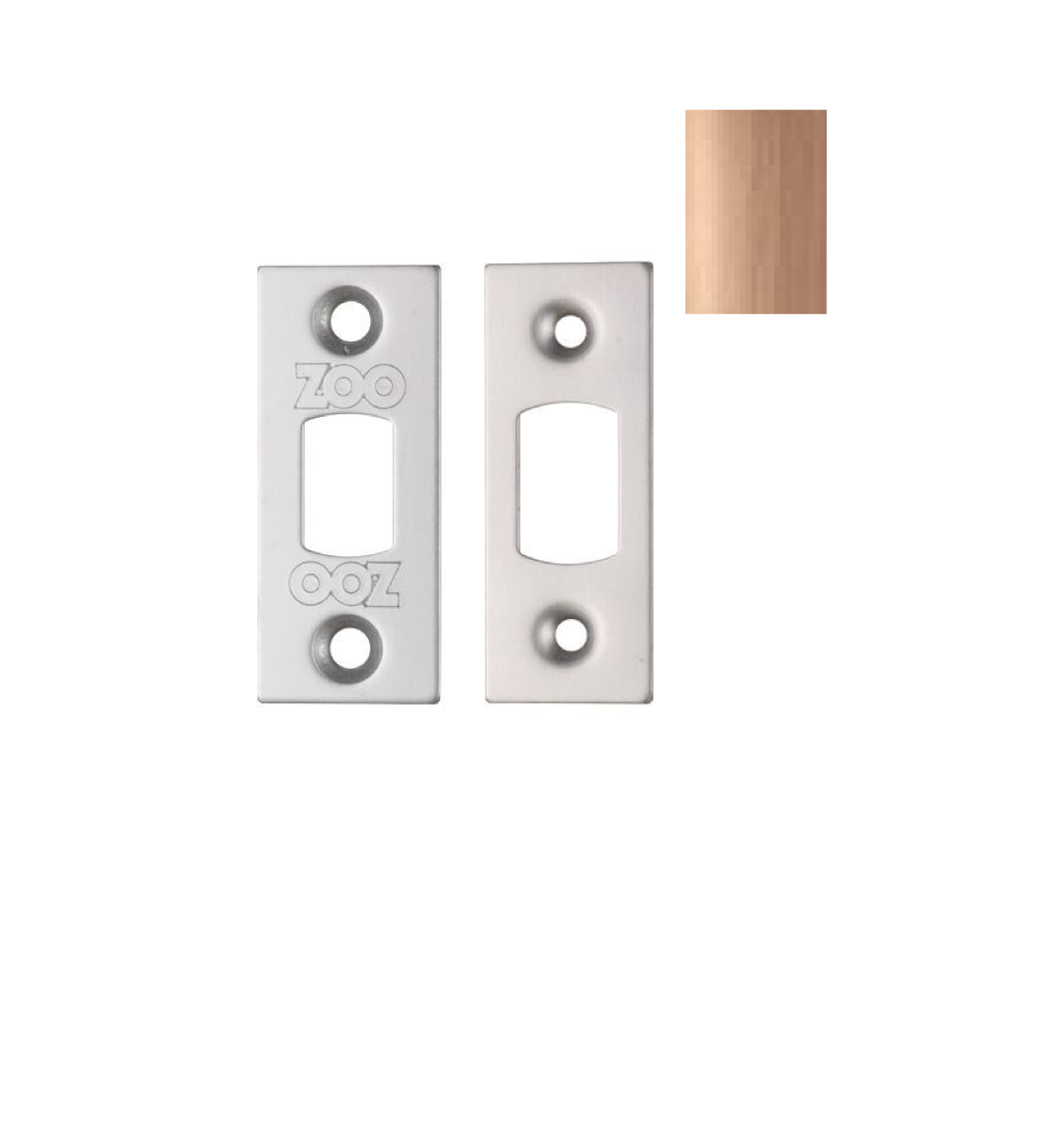 Zoo Hardware ZLAP02-TRG Spare Acc Pk for Heavy Duty Tubular Deadbolts - Tuscan Rose Gold