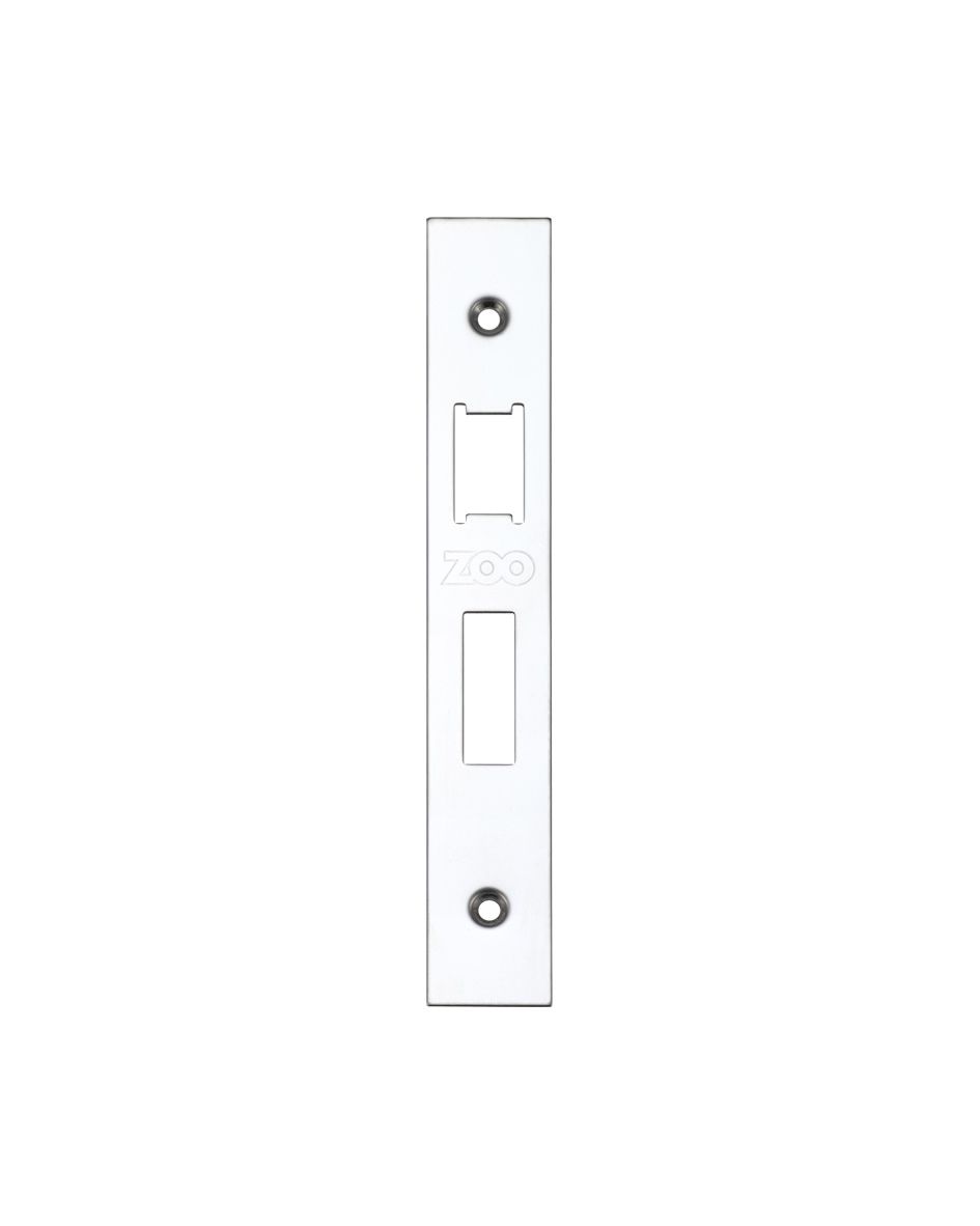 Zoo Hardware ZLAP10SS Spare Acc Pk for UK Sash Locks - contains Forend, Strike and Fixing Screws Satin Stainless