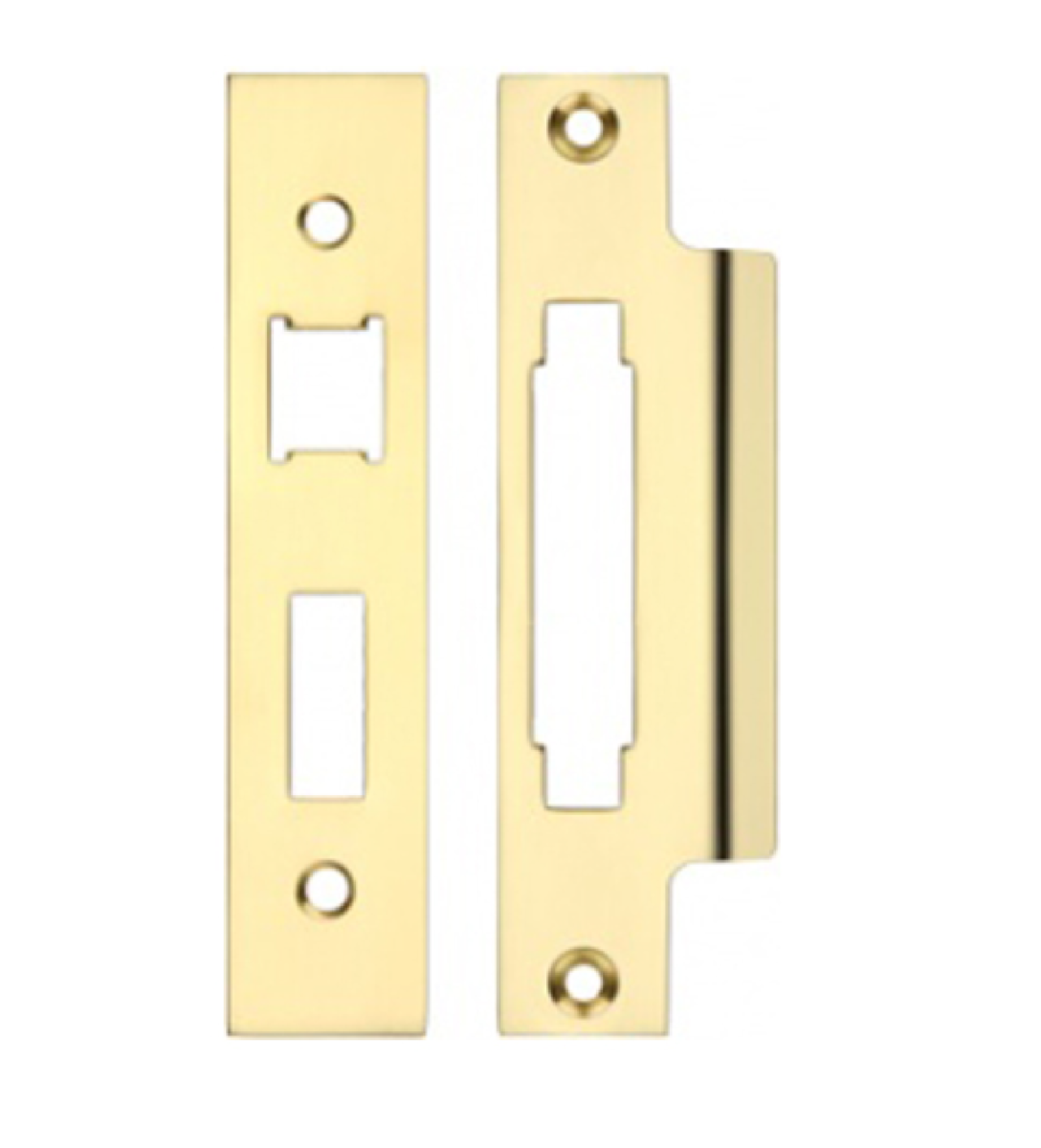 ZOO HARDWARE ZLAP10PVD Spare Acc Pk for UK Sash Locks - contains Forend, Strike and Fixing Screws PVD BRASS