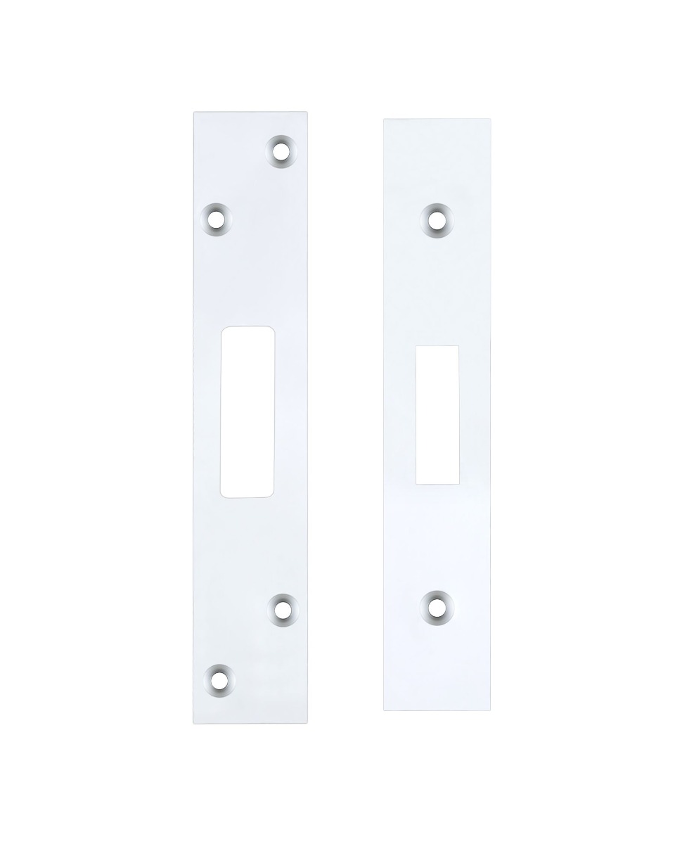 Zoo Hardware ZLAP11BPN Spare Acc Pk for UK Dead Locks - *BLANK* - contains Forend, Strike and Fixing Screws Polished Nickel