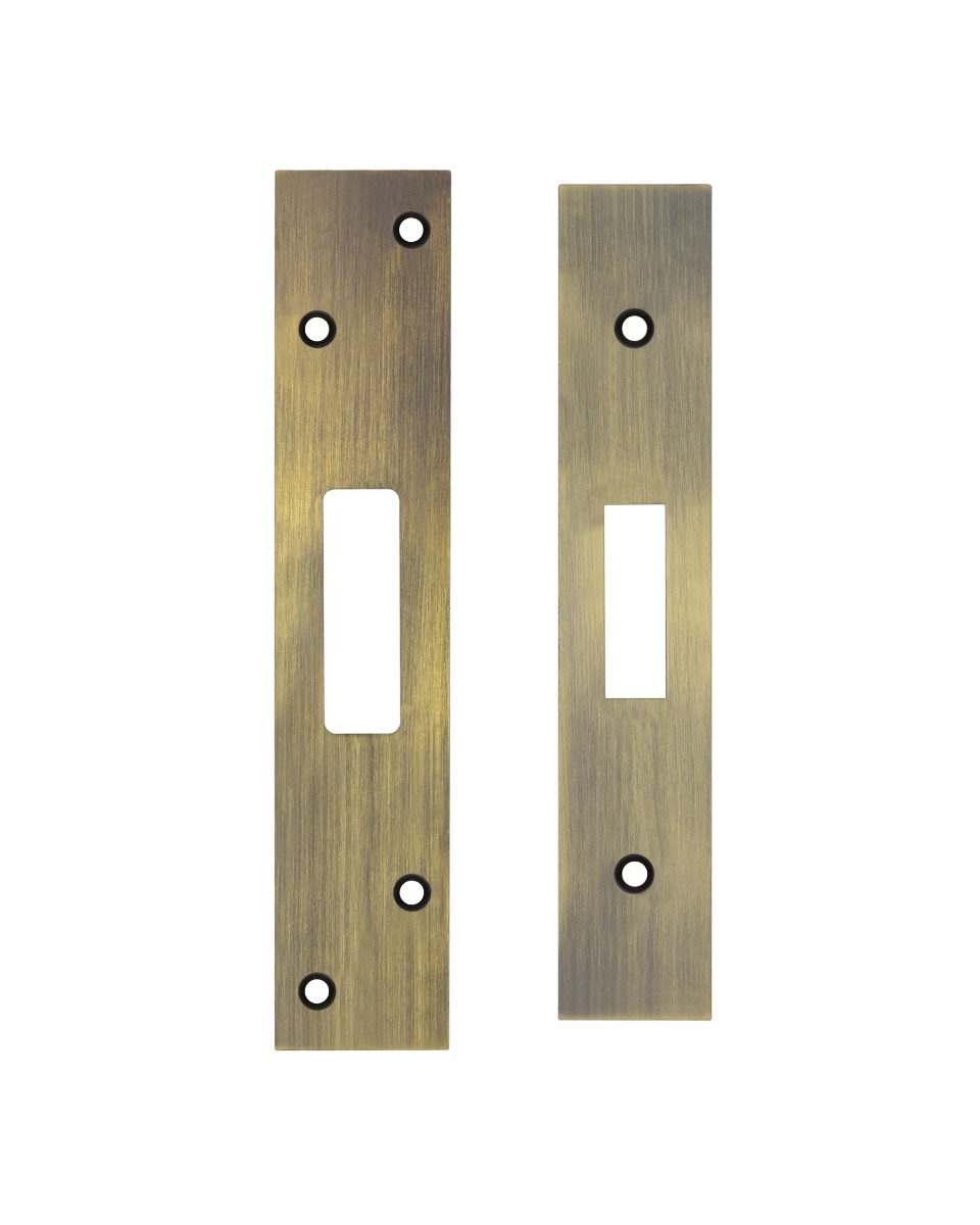 Zoo Hardware ZLAP11BFB Spare Acc Pk for UK Dead Locks - *BLANK* - contains Forend, Strike and Fixing Screws Florentine Bronze