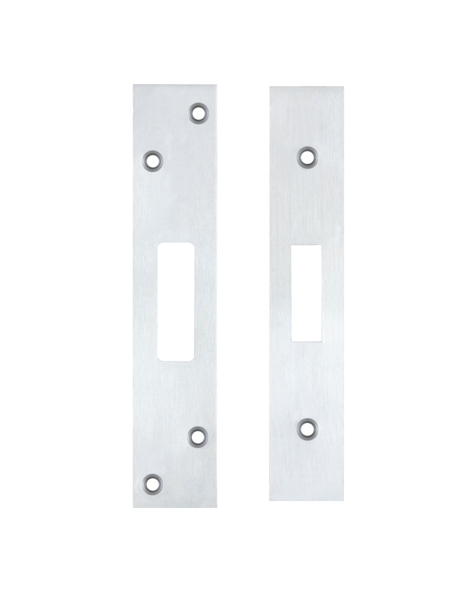 Zoo Hardware ZLAP11BSC Spare Acc Pk for UK Dead Locks - *BLANK* - contains Forend, Strike and Fixing Screws Satin Chrome
