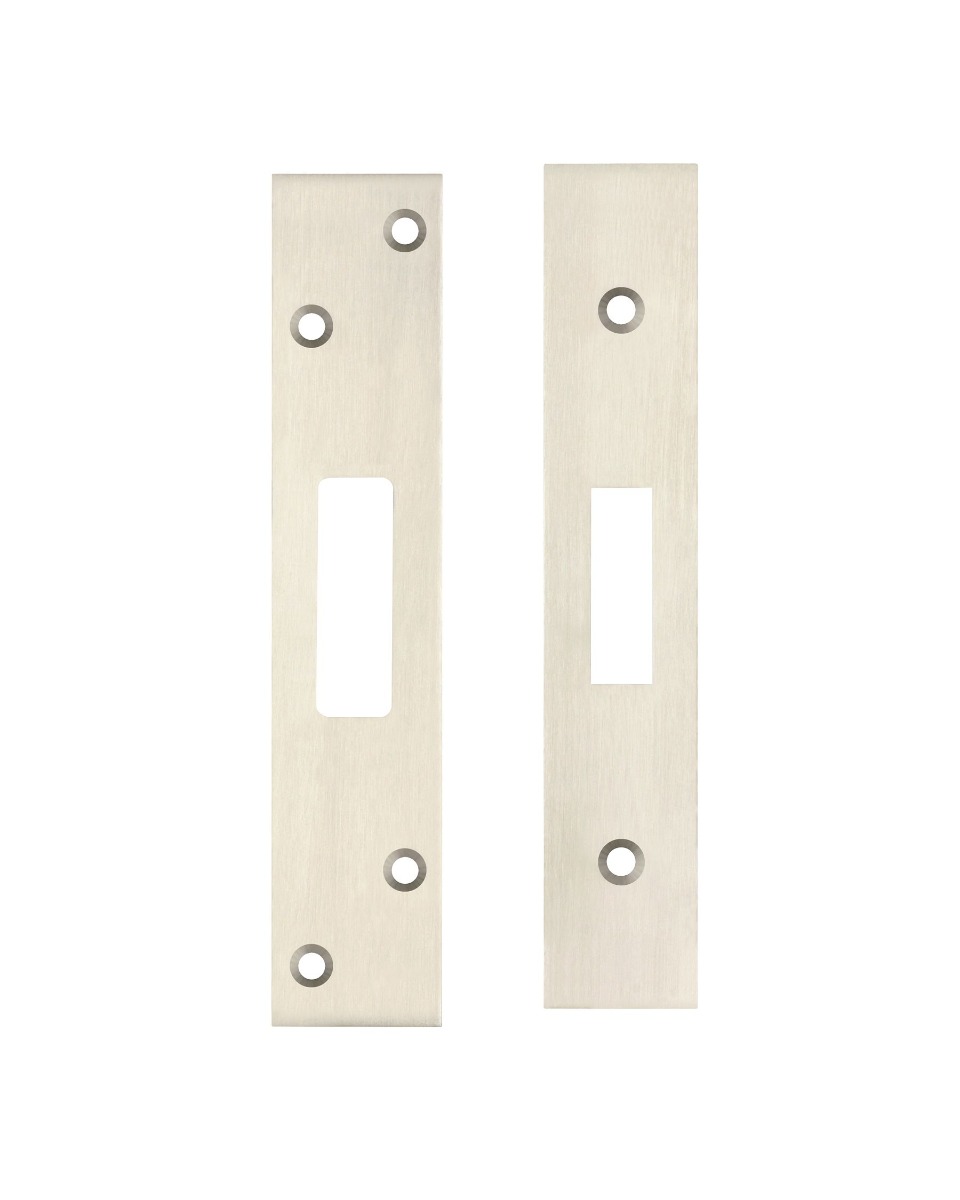 Zoo Hardware ZLAP11BSN Spare Acc Pk for UK Dead Locks - *BLANK* - contains Forend, Strike and Fixing Screws Satin Nickel