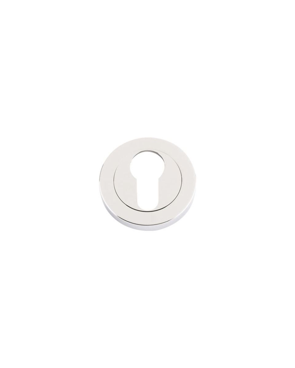 Zoo Hardware ZPZ001SN Euro Profile Escutcheon 50mm dia Satin Nickel