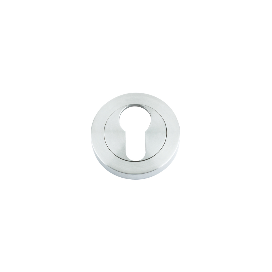 Zoo Hardware ZPZ001SC Euro Profile Escutcheon 50mm dia Satin Chrome