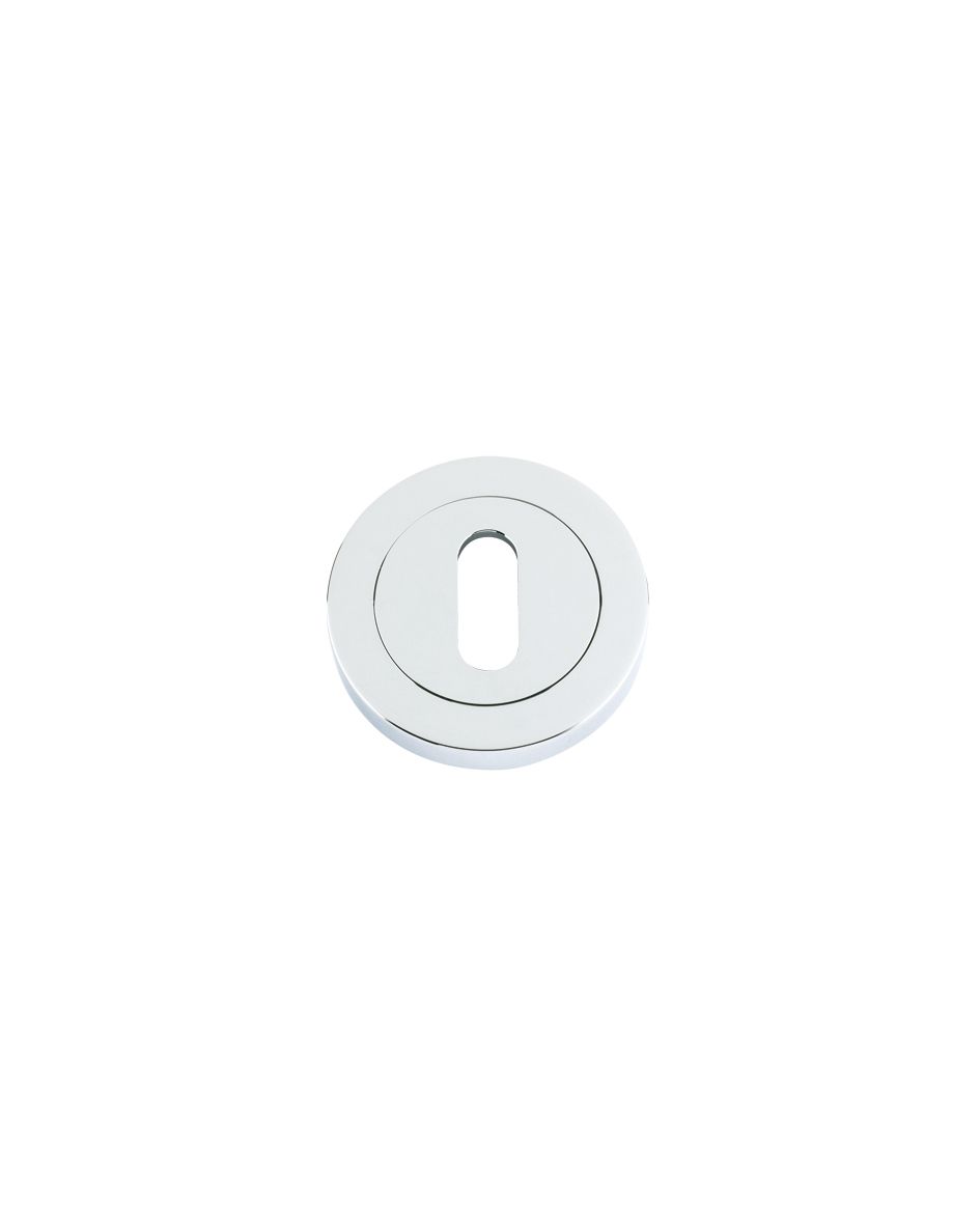Zoo Hardware ZPZ002CP Standard Profile Escutcheon 50mm dia Polished Chrome