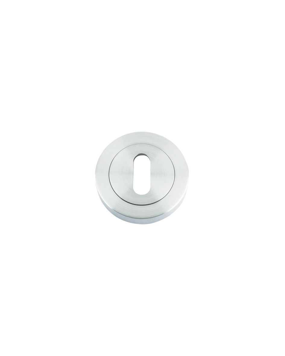 Zoo Hardware ZPZ002SC Standard Profile Escutcheon 50mm dia Satin Chrome