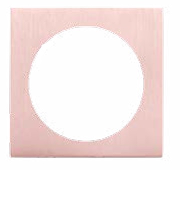 Zoo Hardware ZPZSQSRT-TRG ZPZ Spare Square Rose Pack To Suit Turn & Release & Esc Rose Gold
