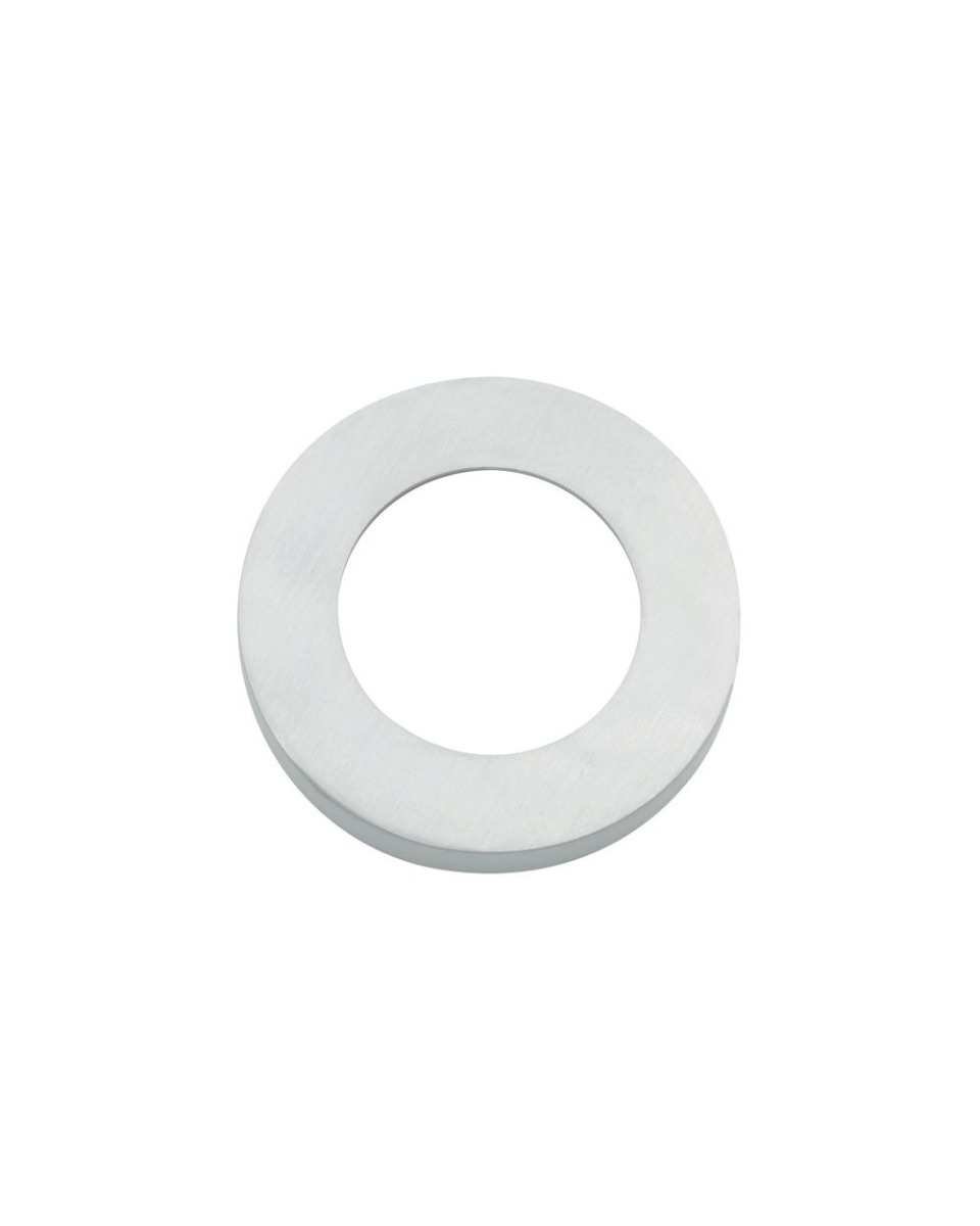 Zoo Hardware ZPZSRSC Spare ZPZ Screw On Outer Roses - 2x Covers Only Satin Chrome