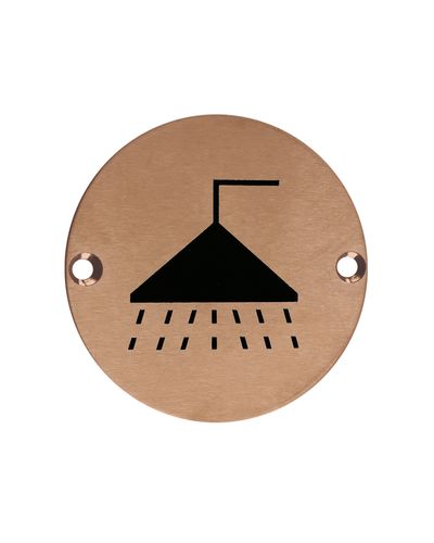 Zoo Hardware ZSS04-PVDBZ Sex Symbol - Shower - 76mm Dia PVD Bronze