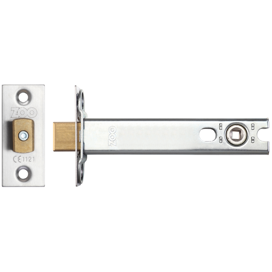 Zoo Hardware ZTDA127 Heavy Duty Tubular Deadbolt 127mm - c/w SSS forends Satin Stainless