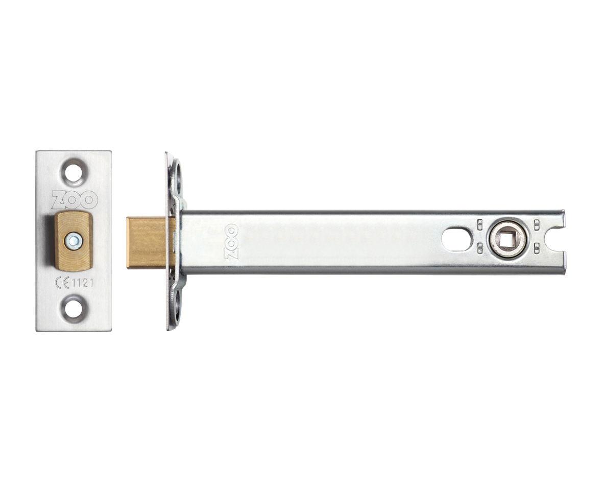 Zoo Hardware ZTDA152 Heavy Duty Tubular Deadbolt 152mm - c/w SSS forends Satin Stainless