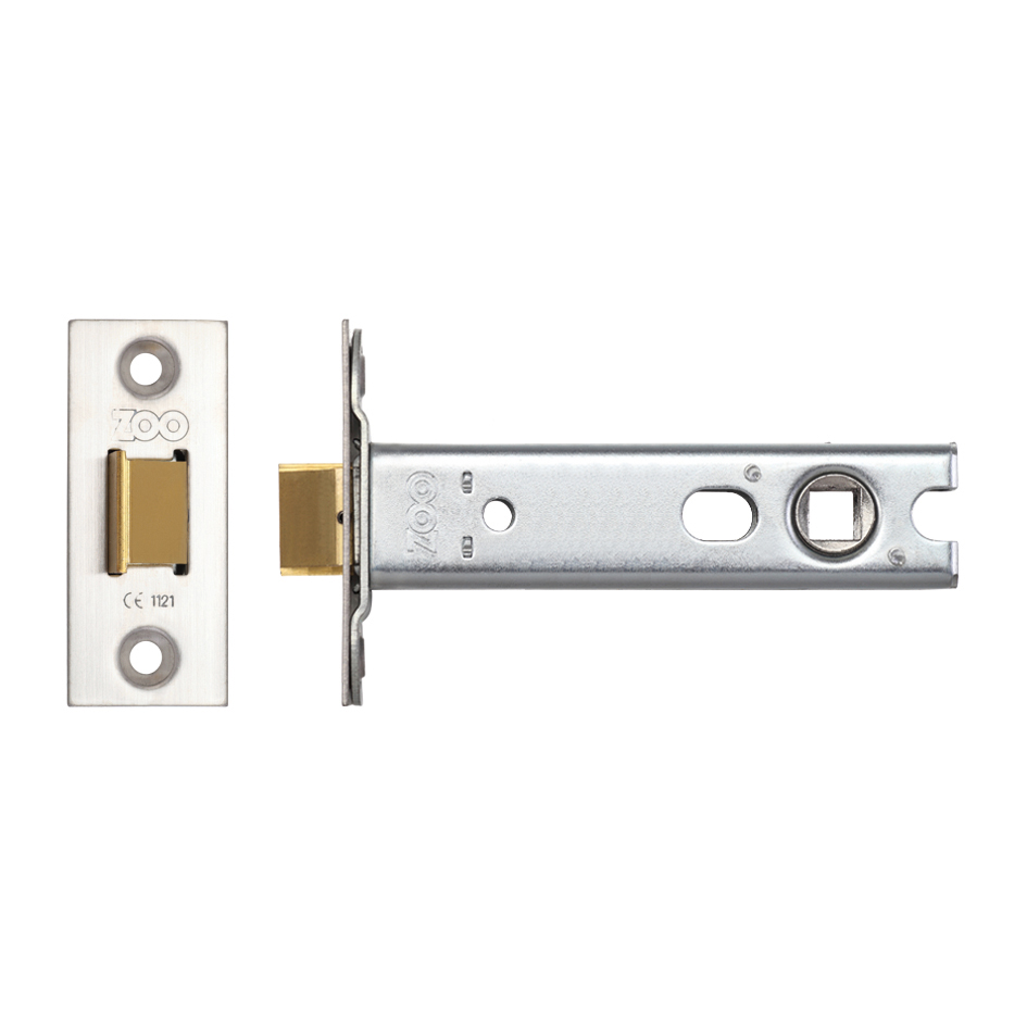 Zoo Hardware ZTLKA76 Tubular Latch 76mm Satin Stainless